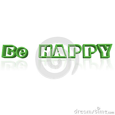 Be happy Stock Photo