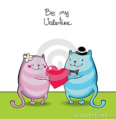 Be my valentine Vector Illustration