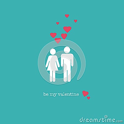 Be my Valentine Stock Photo