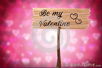 Be my valentine Stock Photo