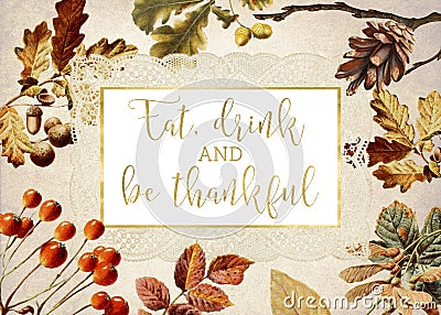 Be Thankful Stock Photo
