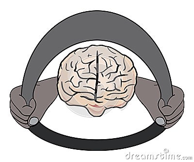 Be Your Own Driver Psychology Illustration Vector Illustration