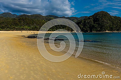 Beach in Able Tasman National Park New Zealand Stock Photo
