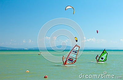 Beach action sports Editorial Stock Photo