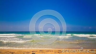Beach at Alanya Stock Photo