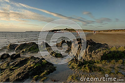 A Beach on Anglesey Stock Photo