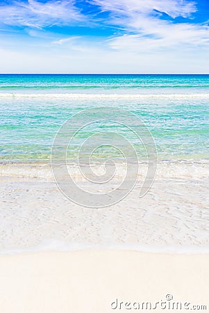 Beach background, seascape of beautiful beach Stock Photo