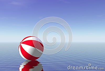 Beach Ball Stock Photo