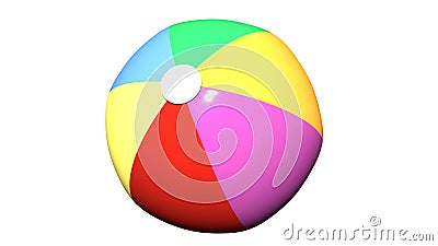 Beach ball clipart Stock Photo