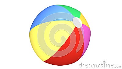 Beach ball clipart Stock Photo