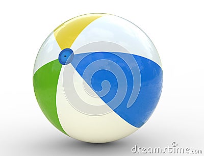 Beach ball Stock Photo