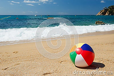 Beach ball Stock Photo