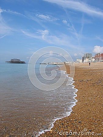 Beach, Brighton, England Stock Photo