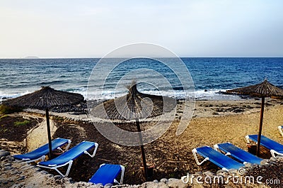 Beach on the Canary Islands Stock Photo