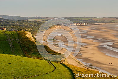 Beach in Cap Blanc Nez, France Stock Photo