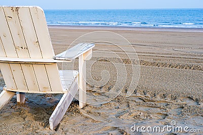 Beach chair Stock Photo