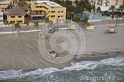 Beach Erosion Editorial Stock Photo