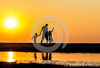 Beach fun during warmest september in 100 years Editorial Stock Photo