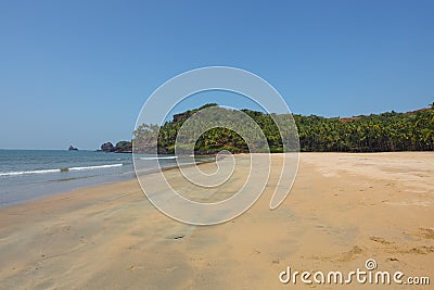 Beach in goa Stock Photo