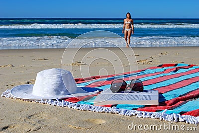 Beach holiday Stock Photo