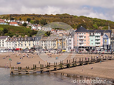 Beach Holiday Resort in Wales, UK Editorial Stock Photo