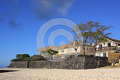 Beach House Stock Photo