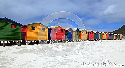 Beach houses Stock Photo