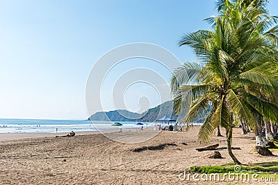 Beach Jaco - pacific coast of Costa Rica Stock Photo