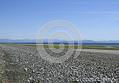 Goose Spit Park shoreline scenics Stock Photo