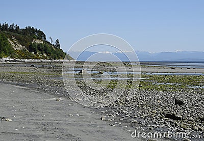 Goose Spit Park shoreline scenics Stock Photo