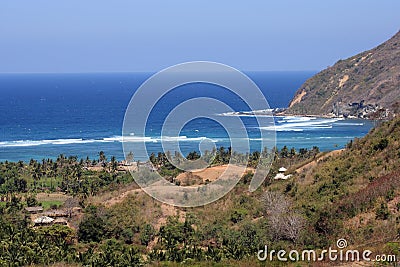 Beach on Lombok island. Stock Photo