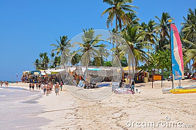 Beach Market in Punta Cana Editorial Stock Photo