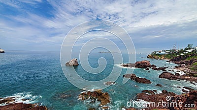 Beach of MazatlÃ¡n Stock Photo