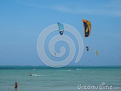 Beach in Paje village Zanzibar, Tanzania Editorial Stock Photo