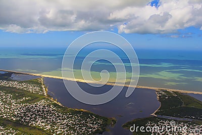 Beach paradise, wonderful beach, beach in the region of Arraial do Cabo, state of Rio de Janeiro, Brazil South America Stock Photo