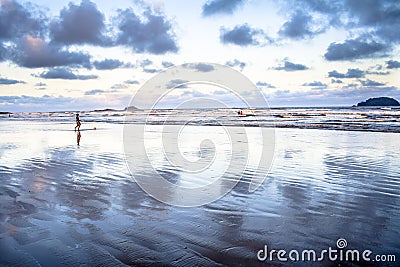 Beach in PeruÃ­be Editorial Stock Photo