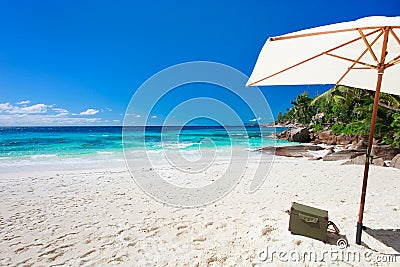 Beach picnic Stock Photo