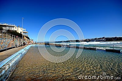 Beach Pool Stock Photo