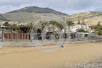 Beach on Porto Santo Editorial Stock Photo