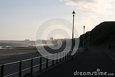 Beach promenade Stock Photo