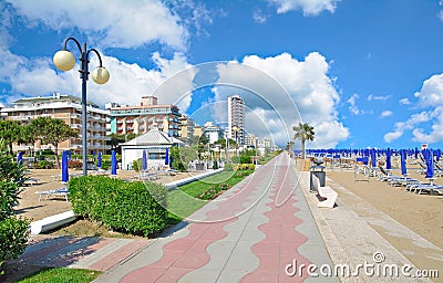 Lido di Jesolo, adriatic Sea, Veneto, Italy Stock Photo