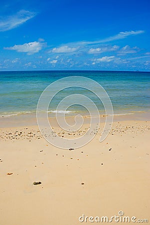 Beach in pulau tioman,malaysia Stock Photo