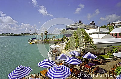 Beach Resort at St George, Bermuda Stock Photo