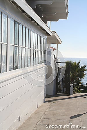 Beach Restaurant Stock Photo