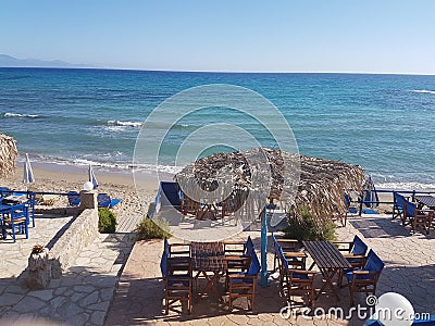 Beach Resteraunt Stock Photo