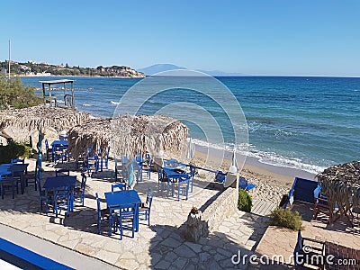 Beach Resteraunt Stock Photo