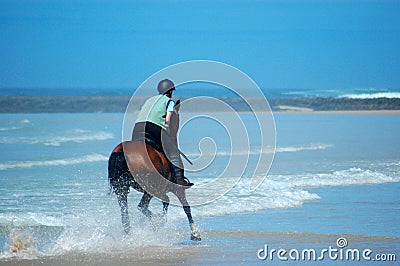 Beach ride Stock Photo