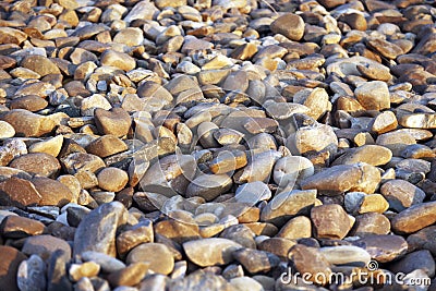 Beach Rocks Background Stock Photo