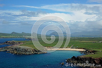 Beach and rocks Dingle Ireland Stock Photo