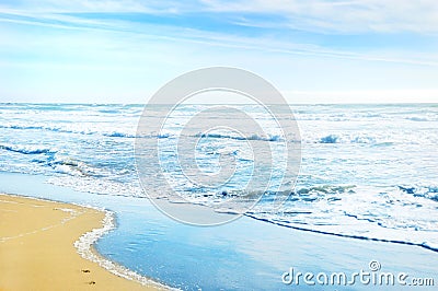 Beach in San Francisco California Stock Photo